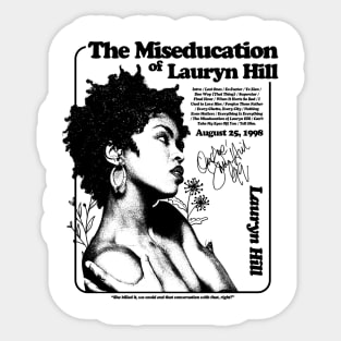 Lauryn Hill Fugees The Famous Vintage Retro Rock Rap Hiphop Sticker